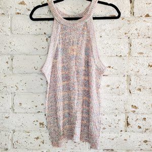 NEW Ella Moss | Tank Sweater Sleeveless Confetti Pastel | Size Large